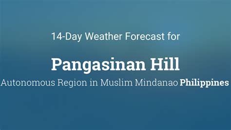 City of Urdaneta, Philippines 14 day weather forecast.